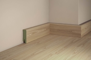 SL-5016 vodovzdorná fóliovaná podlahová lišta tilo 50 x 16mm