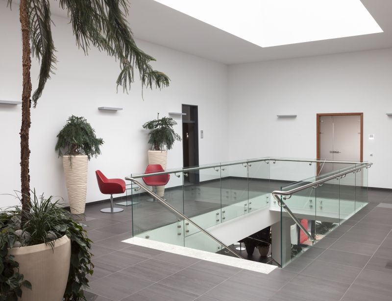 Celoskleněné zábradlí VV SKLO