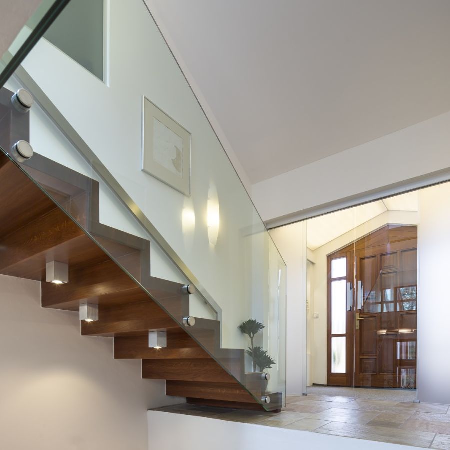 Celoskleněné zábradlí VV SKLO